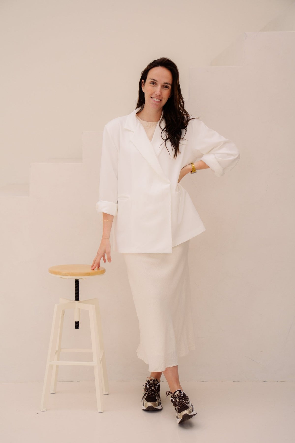 Nikkie blazer wit - Bij Keesje - Bij Keesje - Blazer