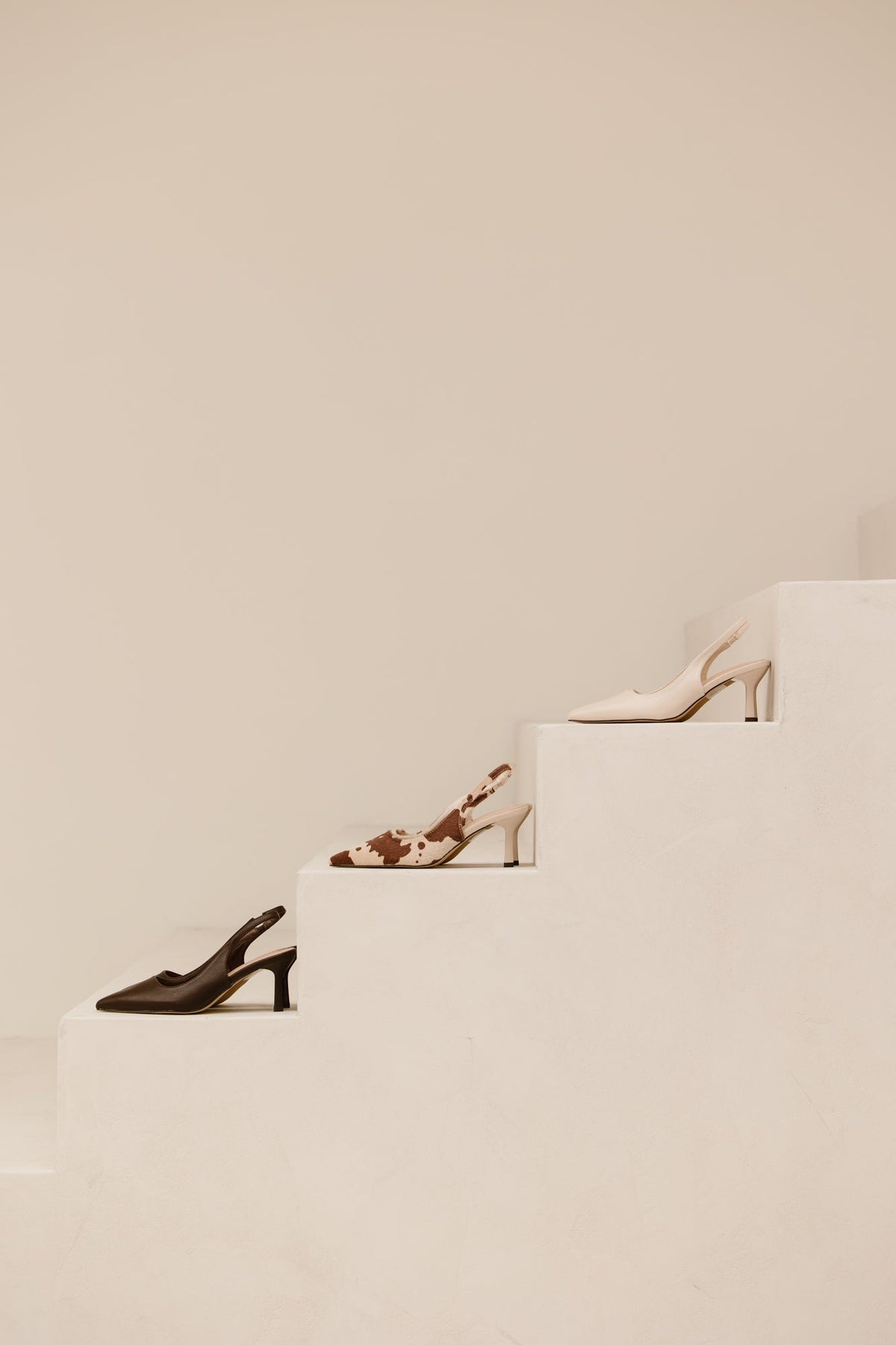 Noémi slingback heel beige - Bij Keesje - Bij Keesje