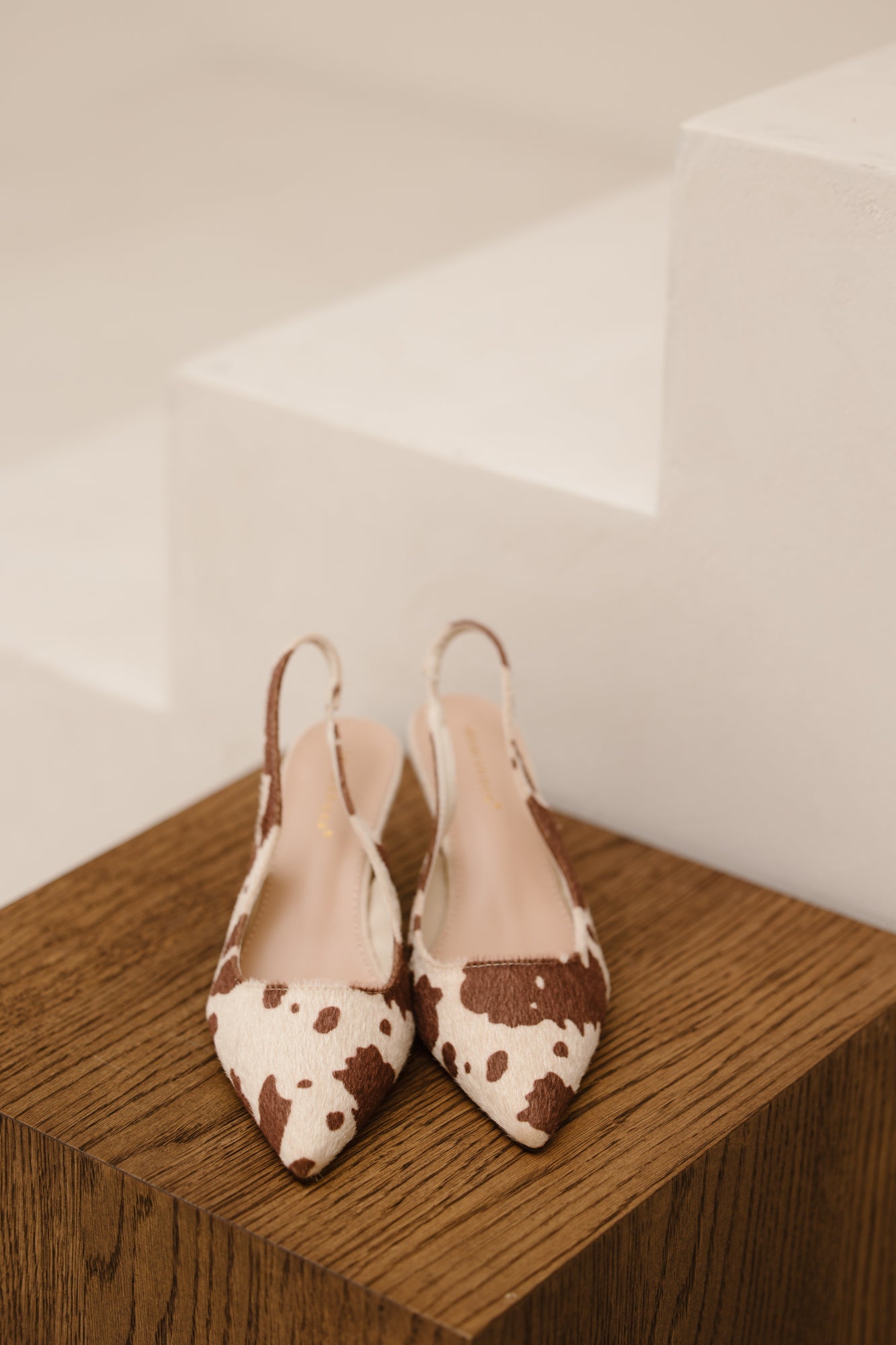 Noémi slingback heel cowprint - Bij Keesje - Bij Keesje