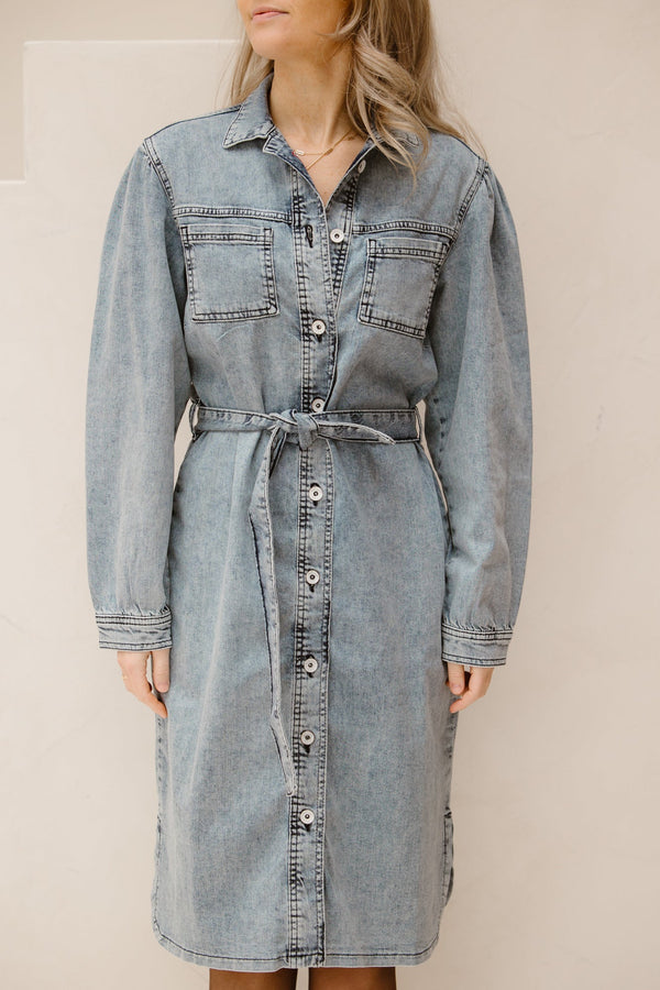 Noor dress light denim - Bij Keesje - Elvira