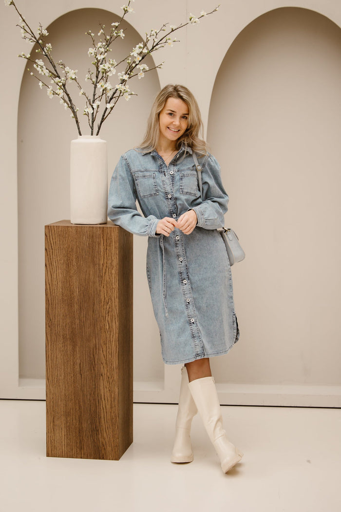 Noor dress light denim - Bij Keesje - Elvira