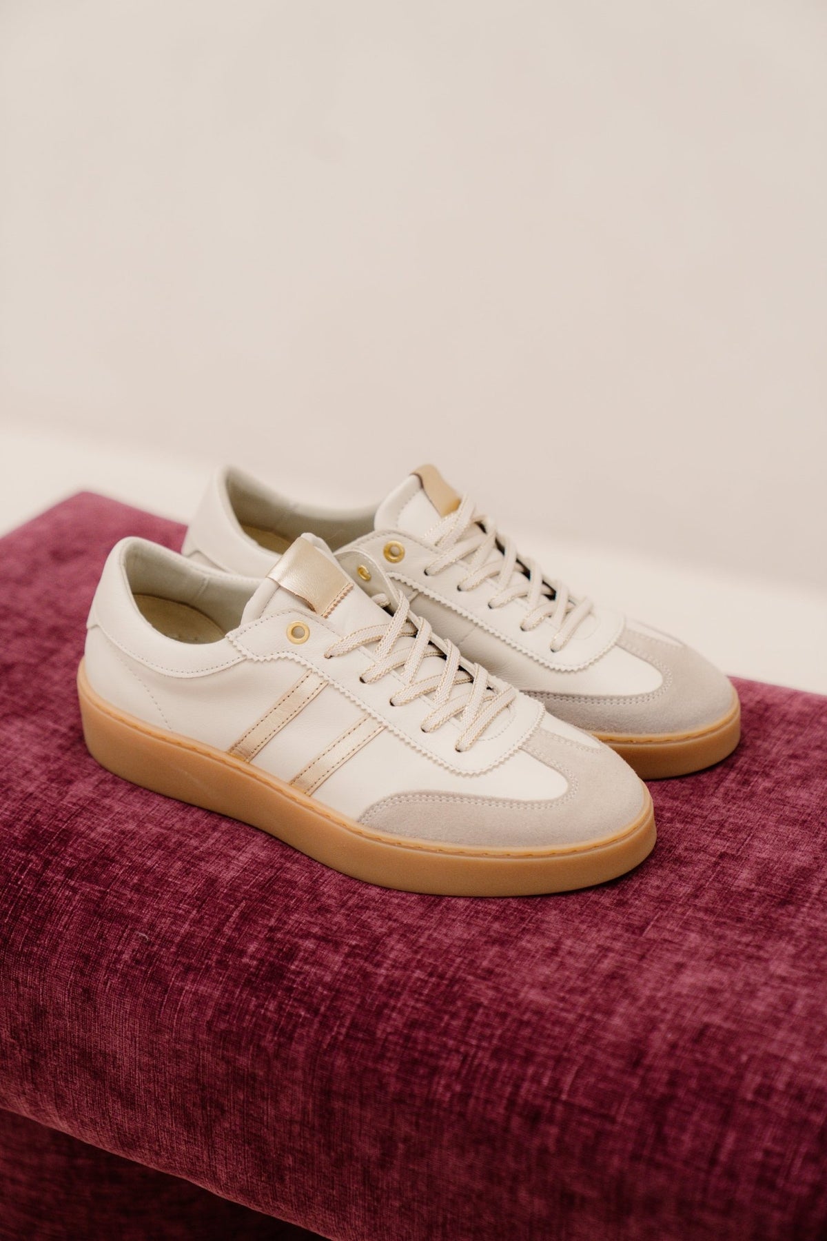 Nynke 2 - a sneaker bone white - Bij Keesje - Tango - Schoenen