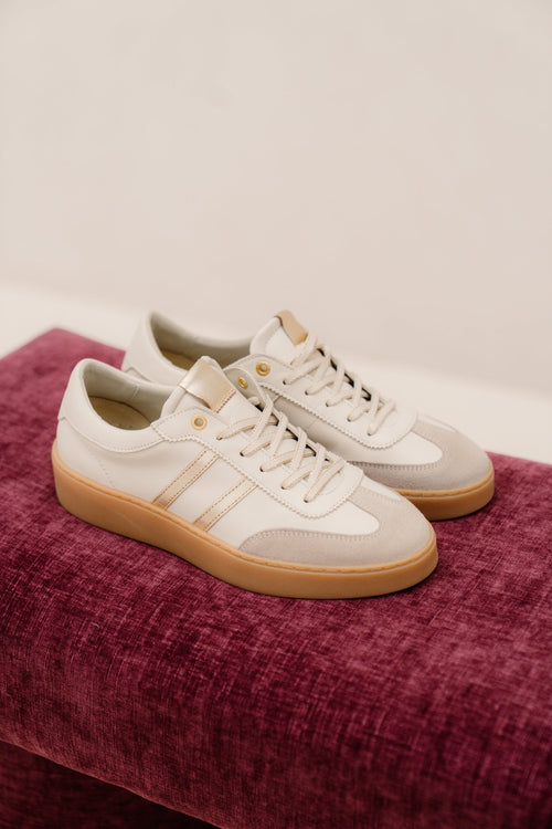 Nynke 2 - a sneaker bone white - Bij Keesje - Tango - Schoenen