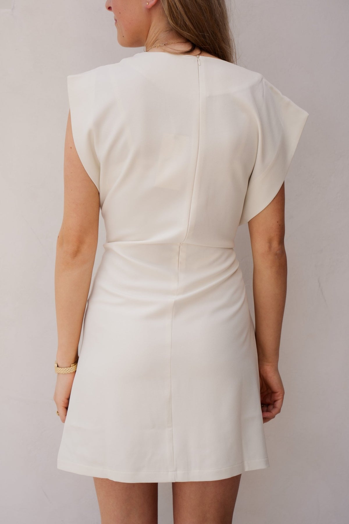 Nynke jurk ecru - Bij Keesje - Bij Keesje - Jurk