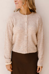 Objagate L/S Knit Cardigan Noos Humus/Melange