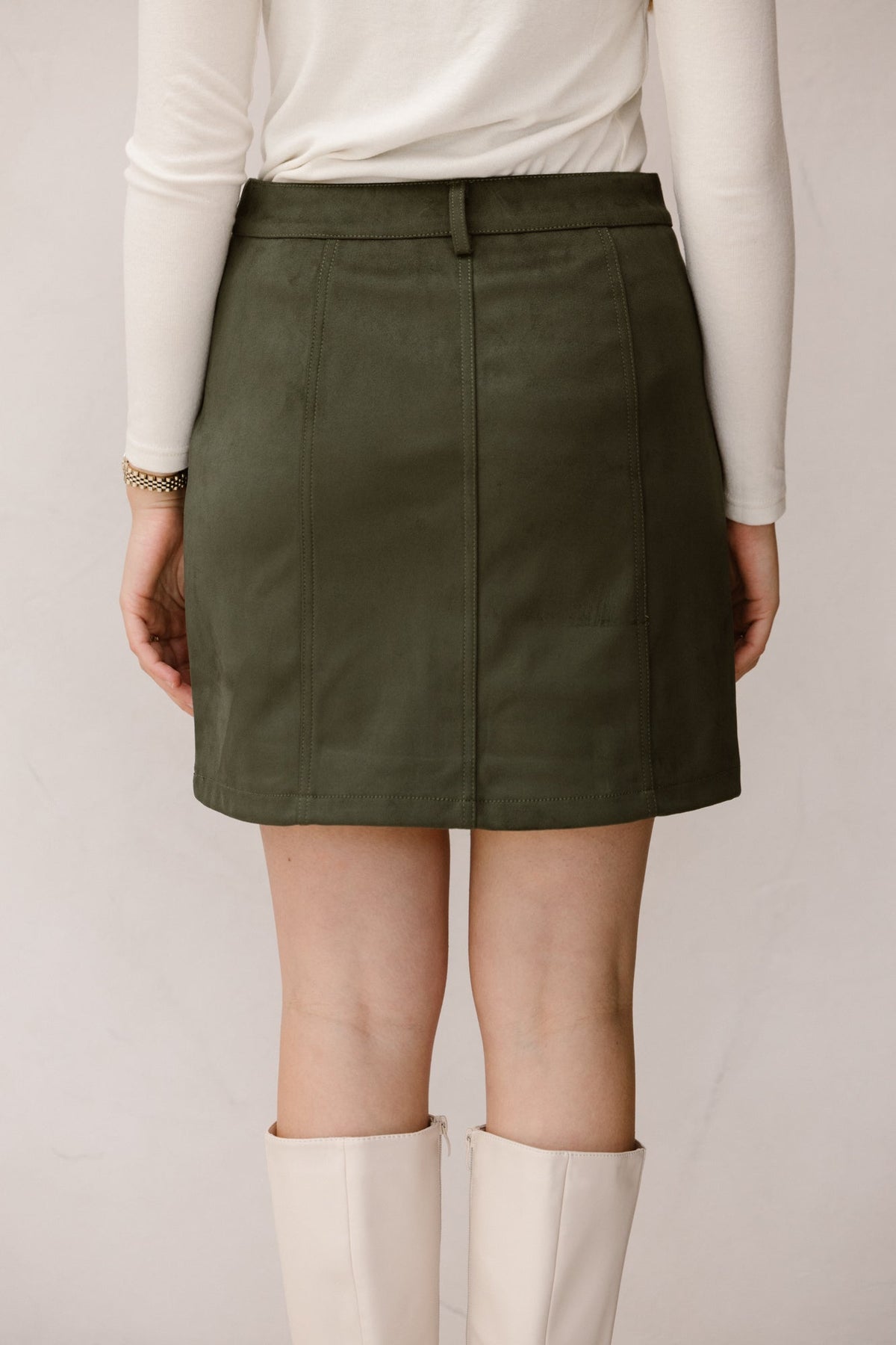 Objallie hw short skirt kambaba - Bij Keesje - Object