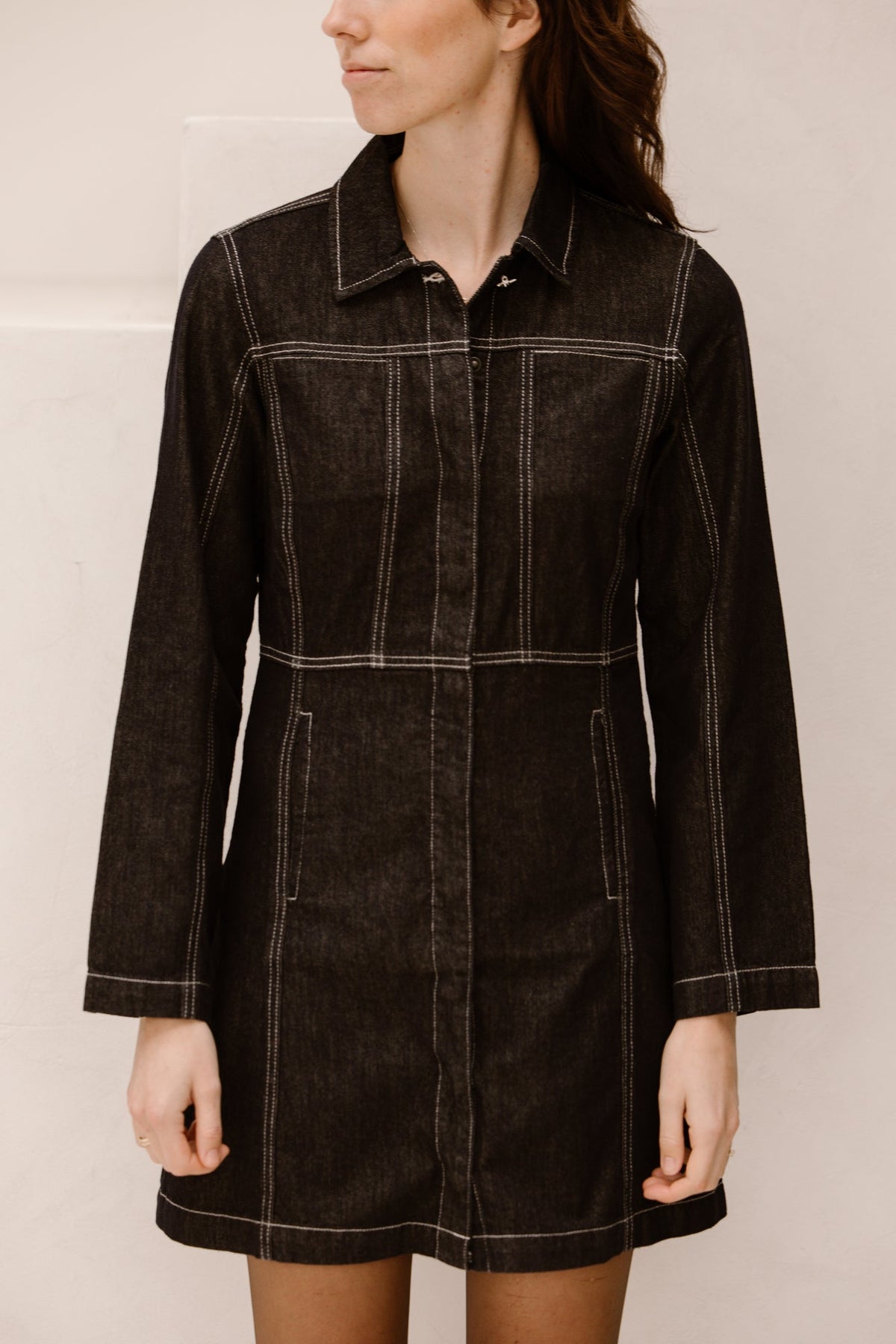 Objanita dark denim dress - Bij Keesje - Object