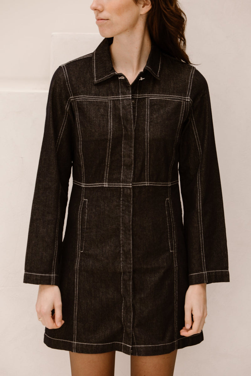 Objanita dark denim dress - Bij Keesje - Object