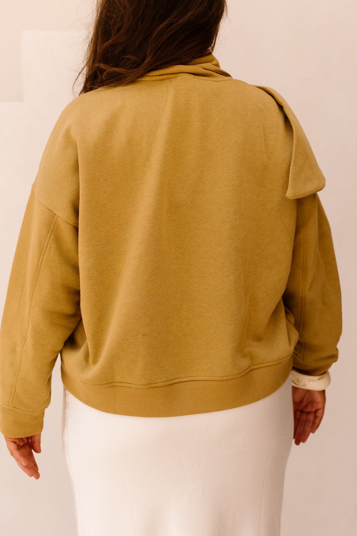 Objarina L/S Sweatshirt Noos Fennel Seed - Bij Keesje - Object - Trui
