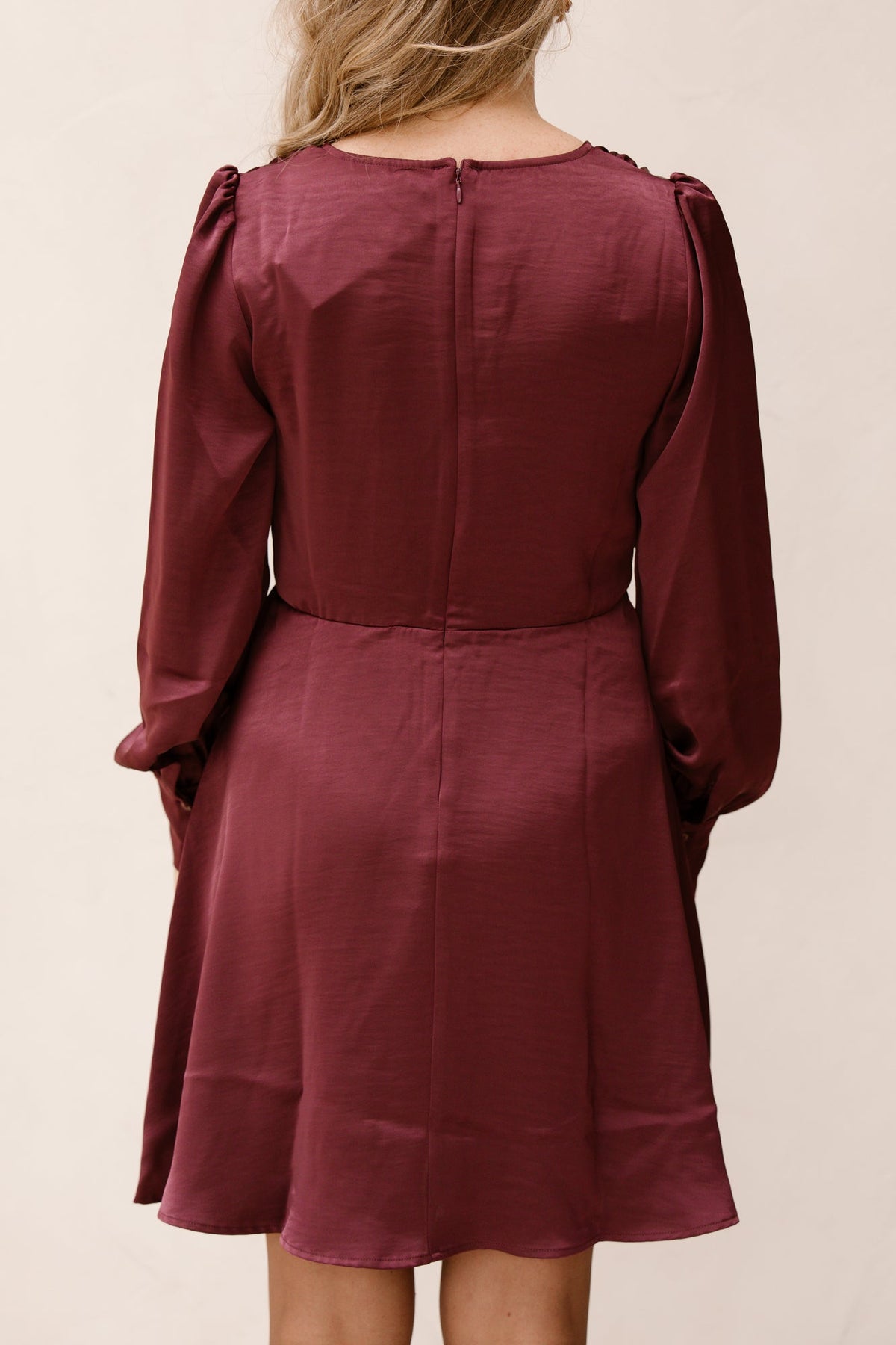 Objchilli Short Dress Mauve Wine - Bij Keesje - Object