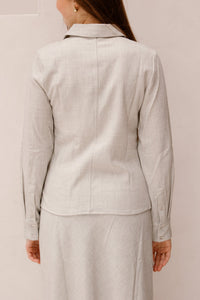 Objdiana shirt grey - Bij Keesje - Object