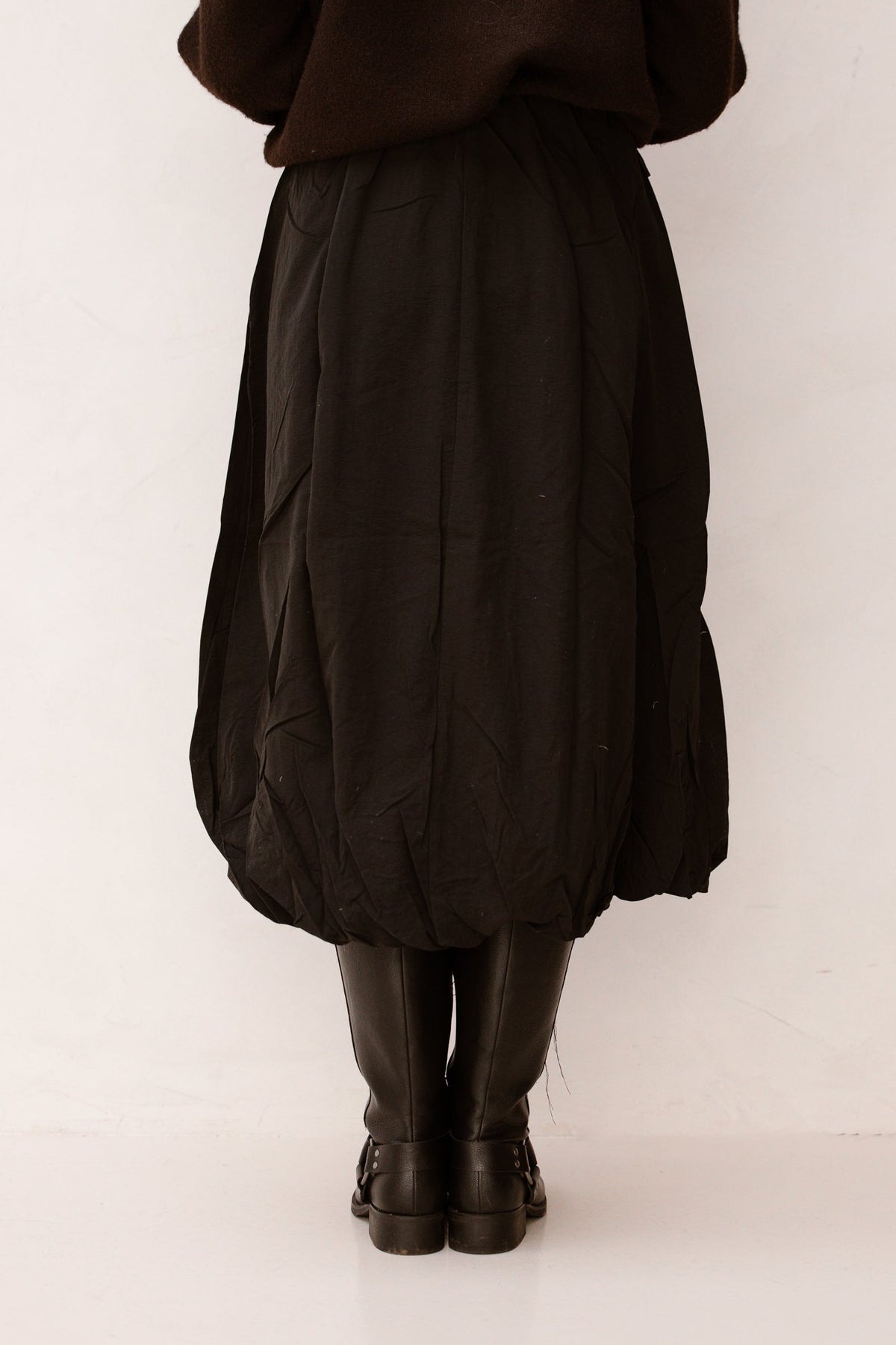 Objetta long baloon skirt black - Bij Keesje - Object