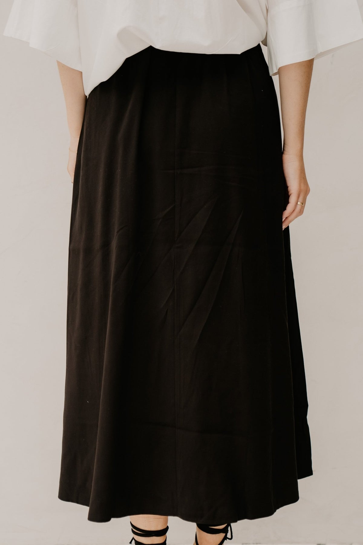 Objfia HW Midi Skirt Black - Bij Keesje - Object - Rokken