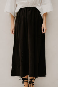 Objfia HW Midi Skirt Black - Bij Keesje - Object - Rokken