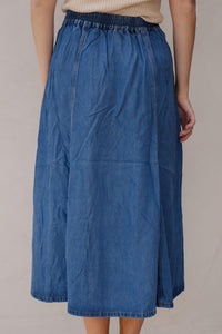 Objframe Denim Skirt Light Blue - Bij Keesje - Object - Rok