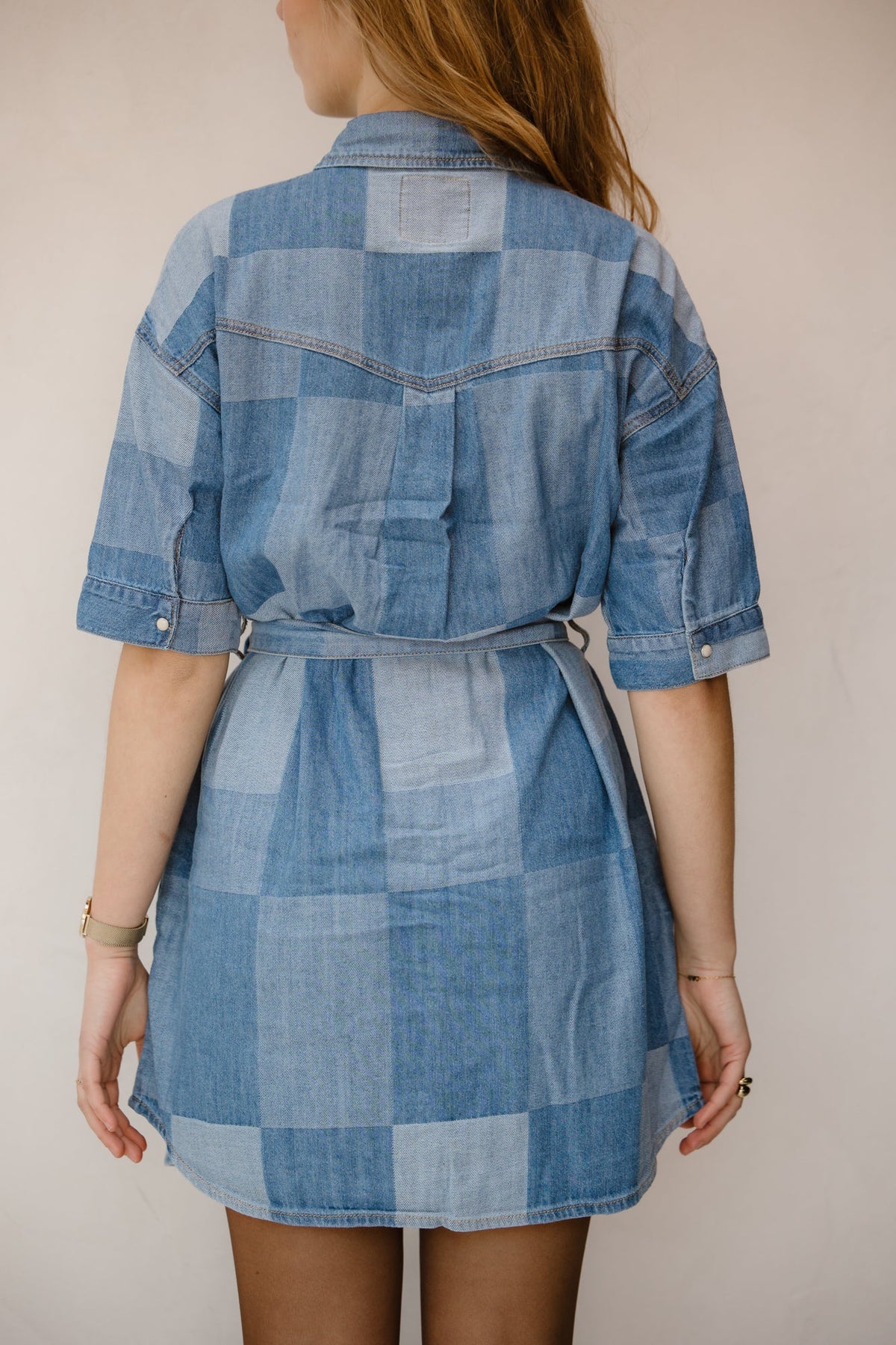 Objfrancey 2/4 denim dress - Bij Keesje - Object