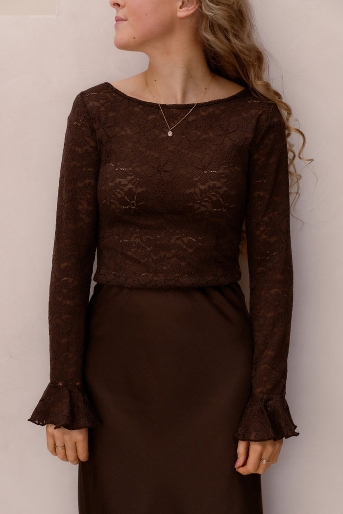 Objinesa Sli Top Rep Seal Brown - Bij Keesje - Object