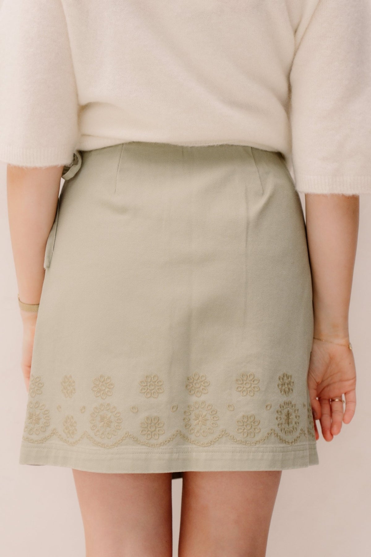 Objjessy Short Wrap Skirt Tea - Bij Keesje - Object - Rokken