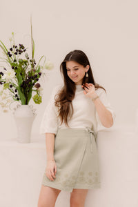 Objjessy Short Wrap Skirt Tea - Bij Keesje - Object - Rokken