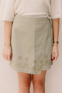 Objjessy Short Wrap Skirt Tea - Bij Keesje - Object - Rokken