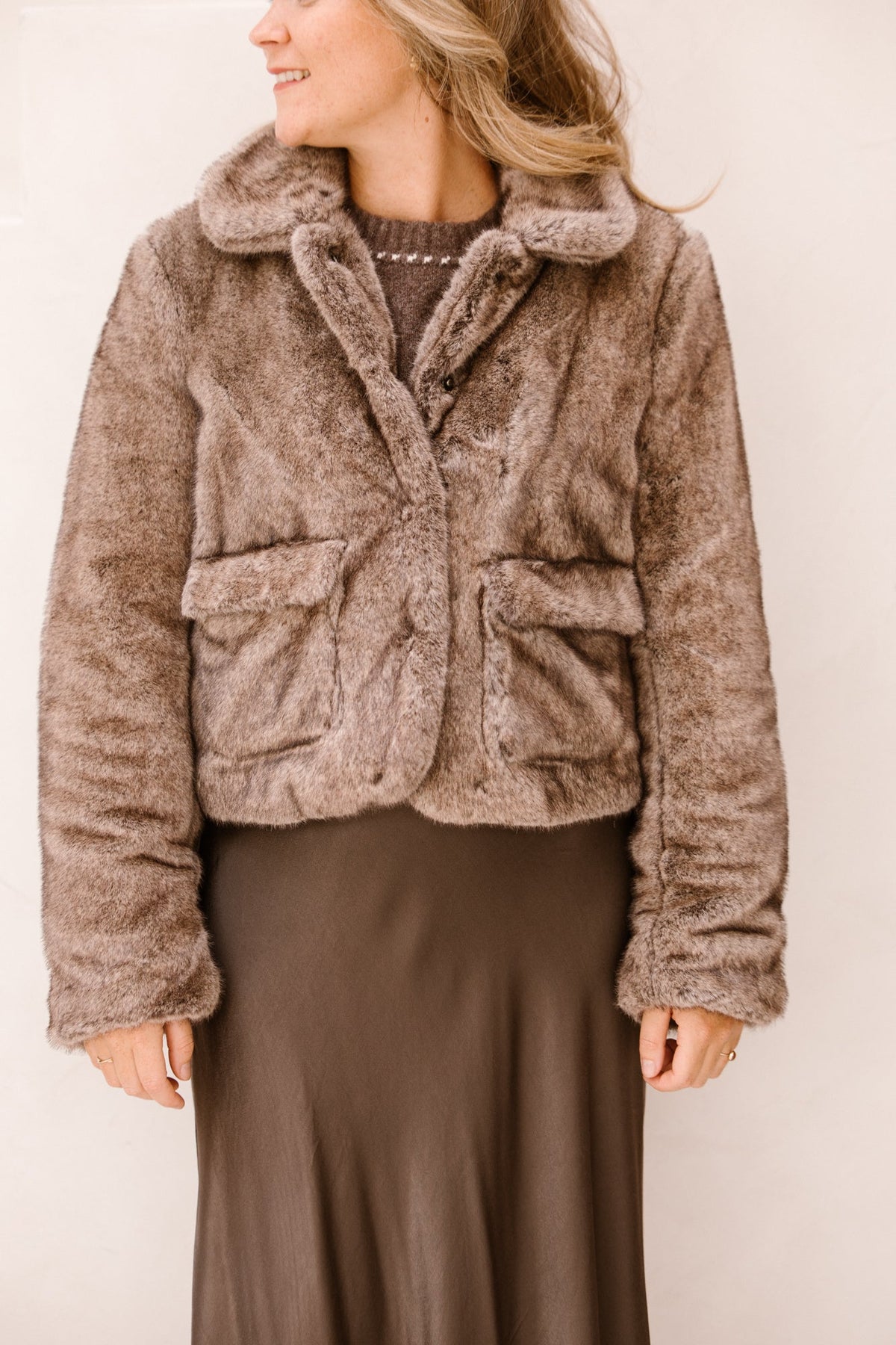 Objklara L/S RE jacket morel - Bij Keesje - Object