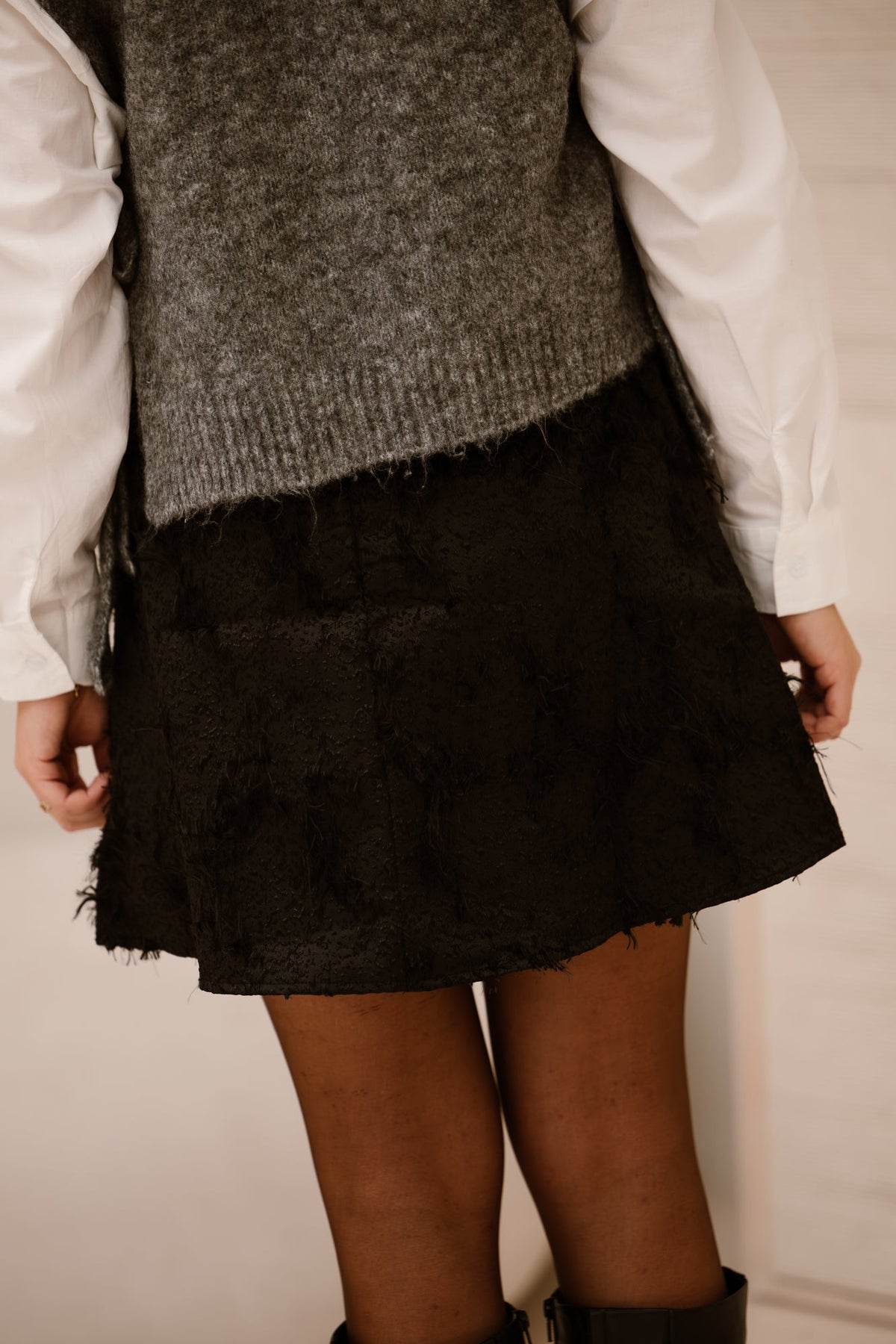 Objladan HW short skirt black - Bij Keesje - Object - Rok