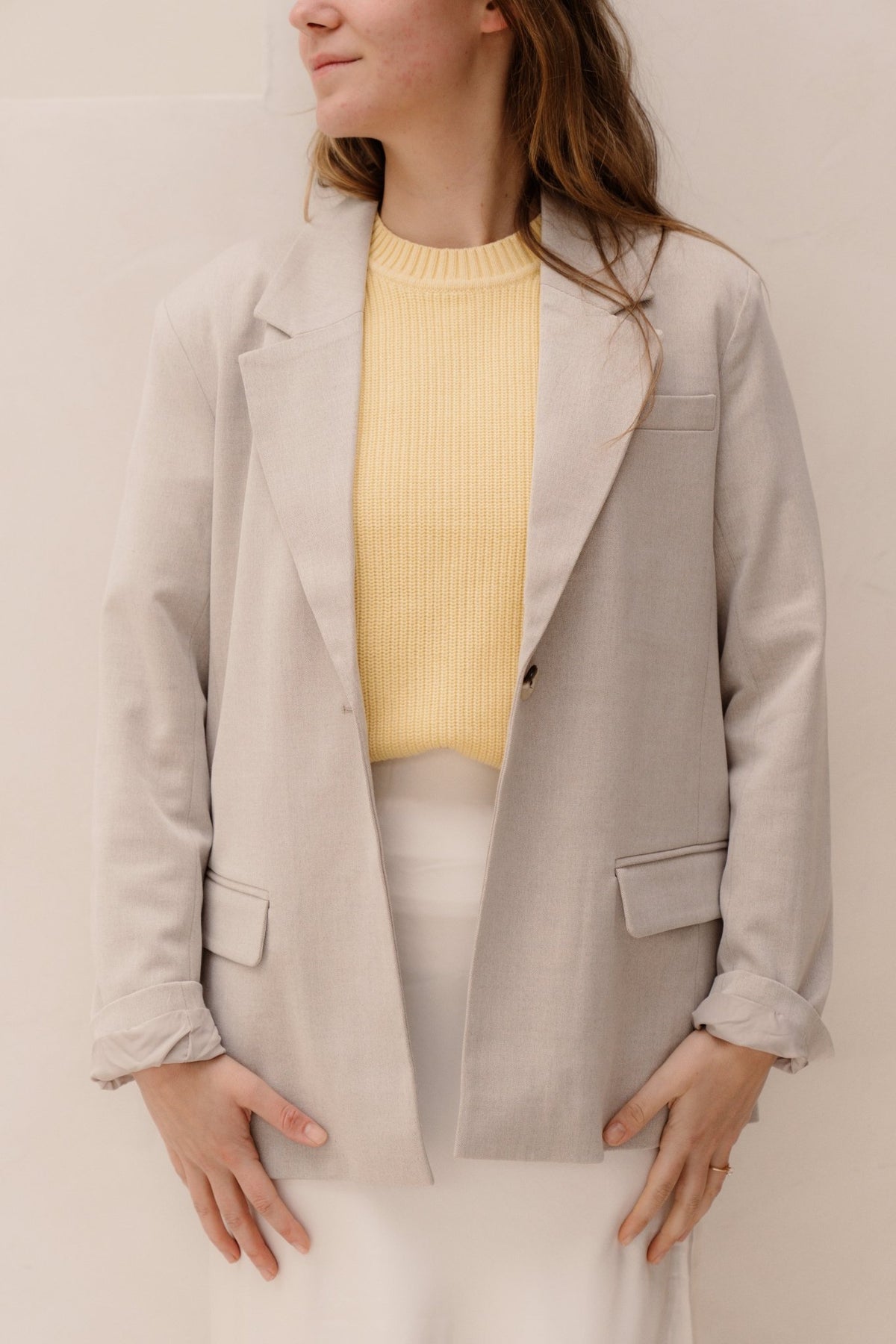 Objlisa Blazer Humas/Melange - Bij Keesje - Object - Blazer