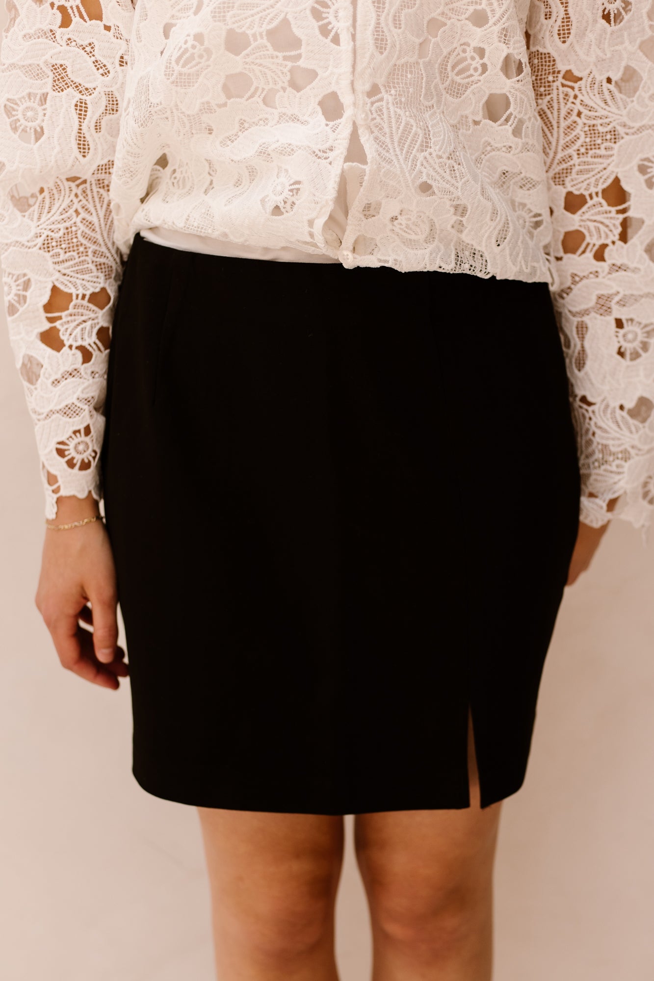 Objlisa MW Mini Skirt Black - Bij Keesje - Object - Rokken