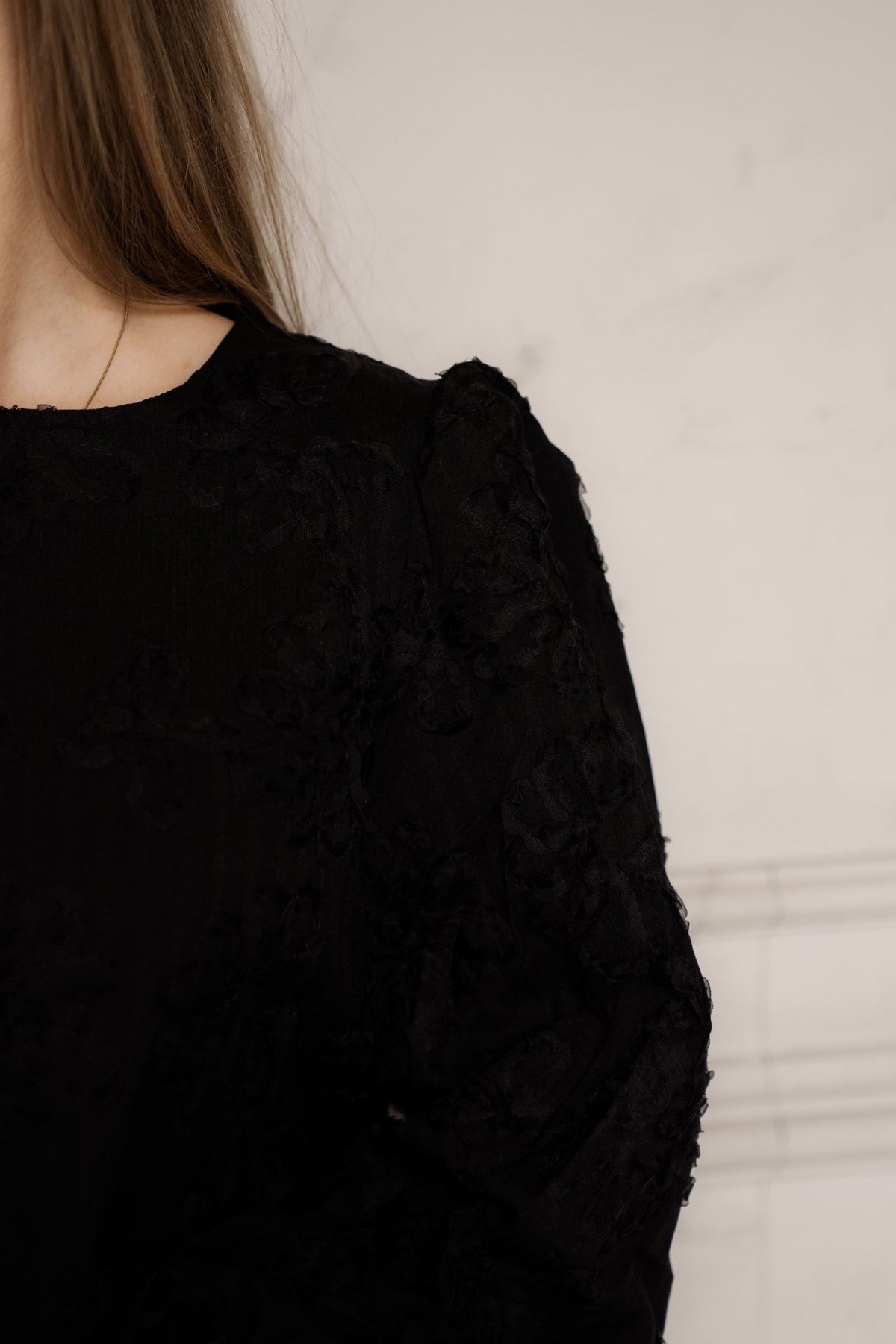 ObjLula L/S Top Black - Bij Keesje - Object