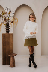 Objmandi mini SKirt Martini olive