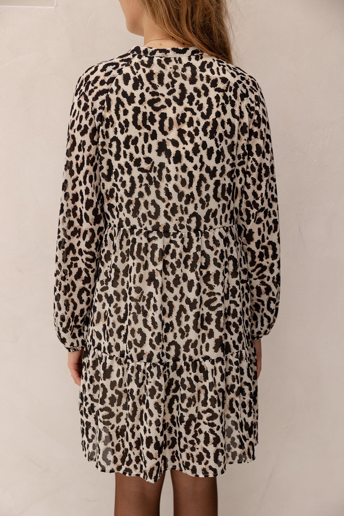 Objmila gia dress leopard print - Bij Keesje - Object