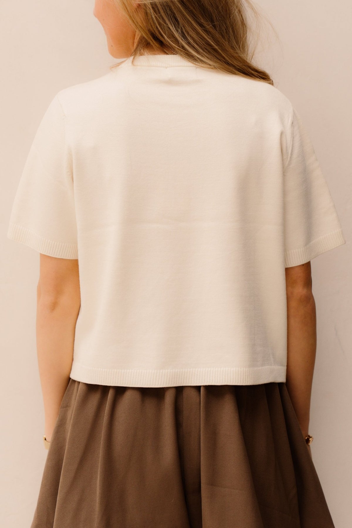 Objmini Knit Pullover Birch - Bij Keesje - Object - top