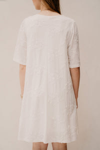 Objminnie Re Dress White - Bij Keesje - Object - Jurk