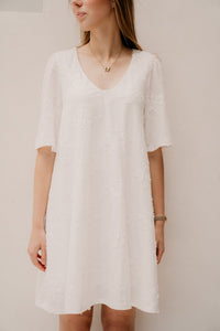 Objminnie Re Dress White - Bij Keesje - Object - Jurk
