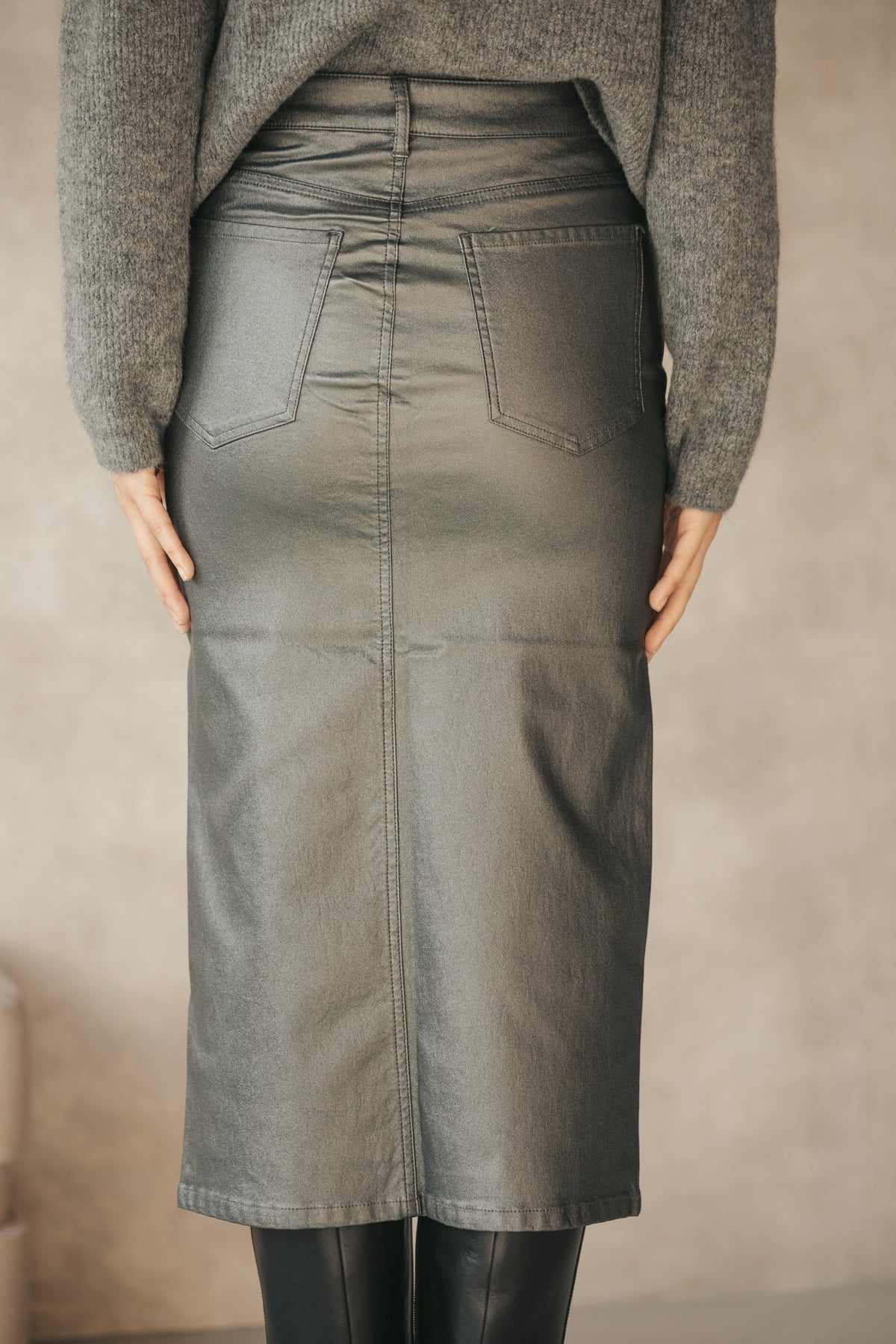 Objnaya coated skirt - Bij Keesje