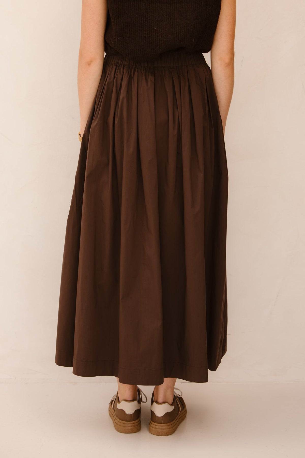 Objpaige HW Skirt Seal Brown - Bij Keesje - Object