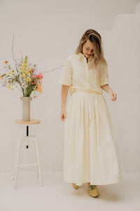 Objpaige RE Shirt Pastel Yellow - Bij Keesje - Object - Blouse