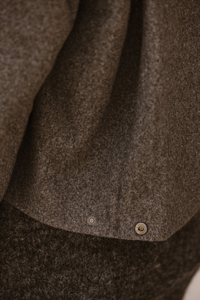 Objpolly short jacket dark grey - Bij Keesje - Object