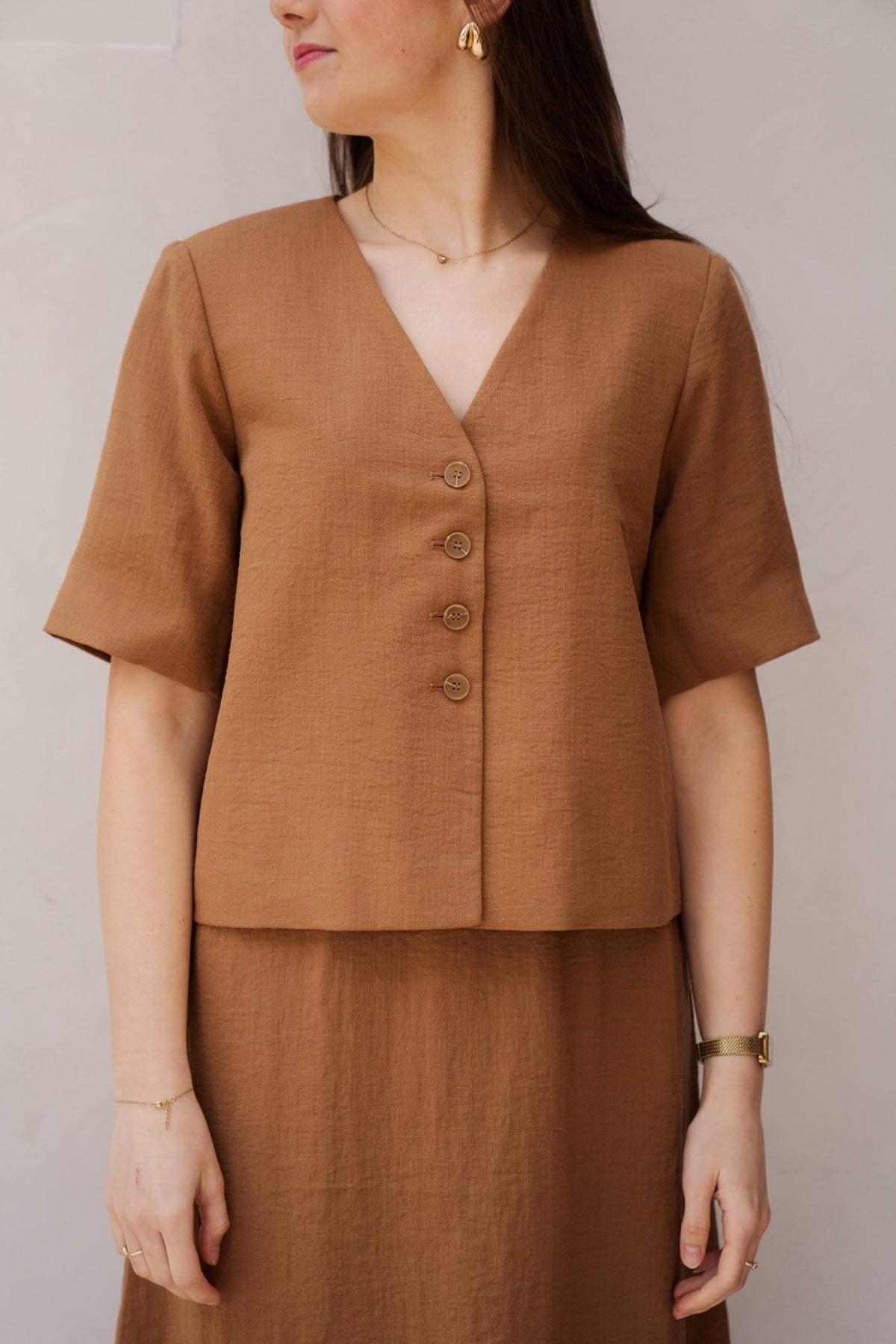 Objrini Mathilda 2/4 Blazer Toasted Coconut - Bij Keesje - Object - Blazer