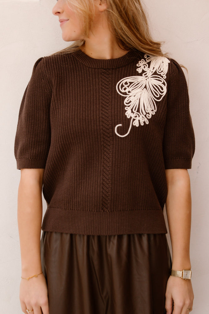 Objstar Knit Pullover White Sand Deco - Bij Keesje - Object