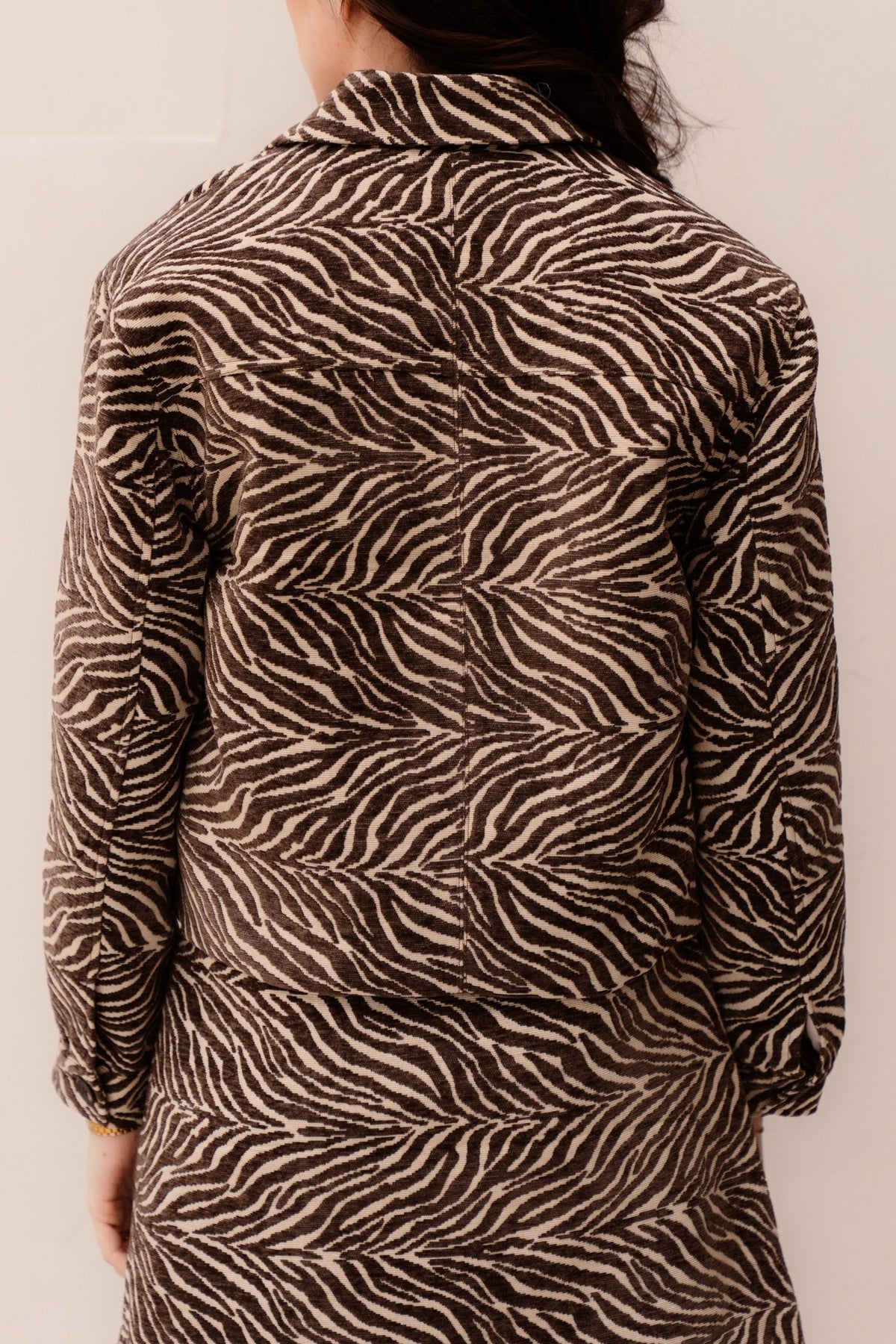 Objthea Short Jacket Morel Birch - Bij Keesje - Object - Jas