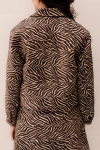 Objthea Short Jacket Morel Birch - Bij Keesje - Object - Jas