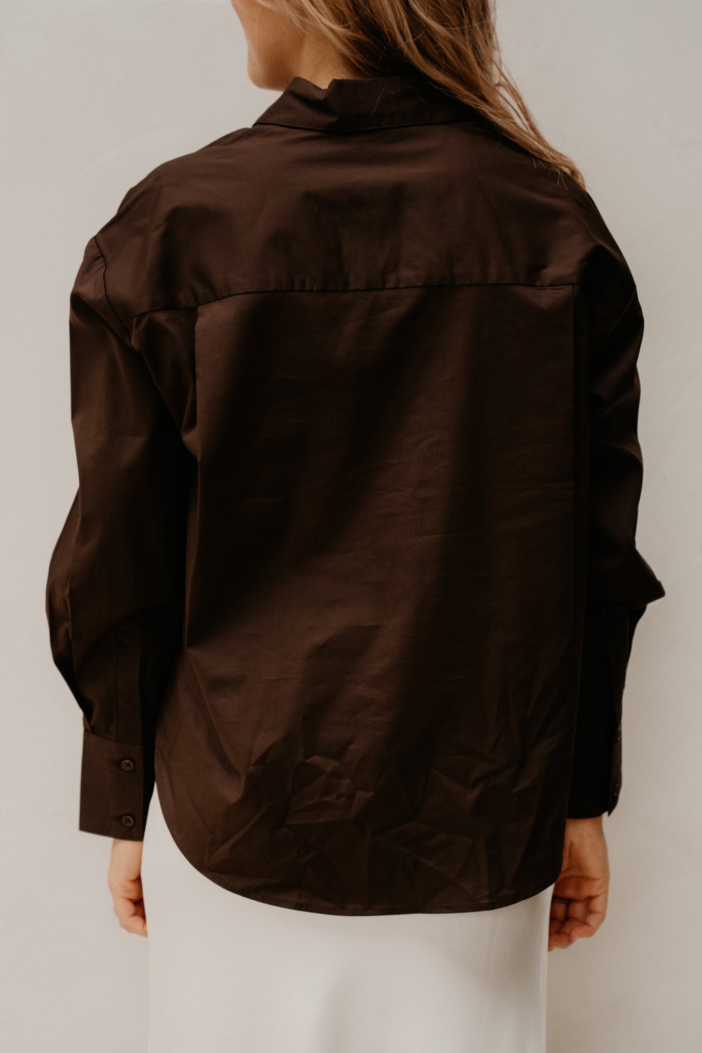 Objzila L/S Shirt Seal Brown - Bij Keesje - Object - Top
