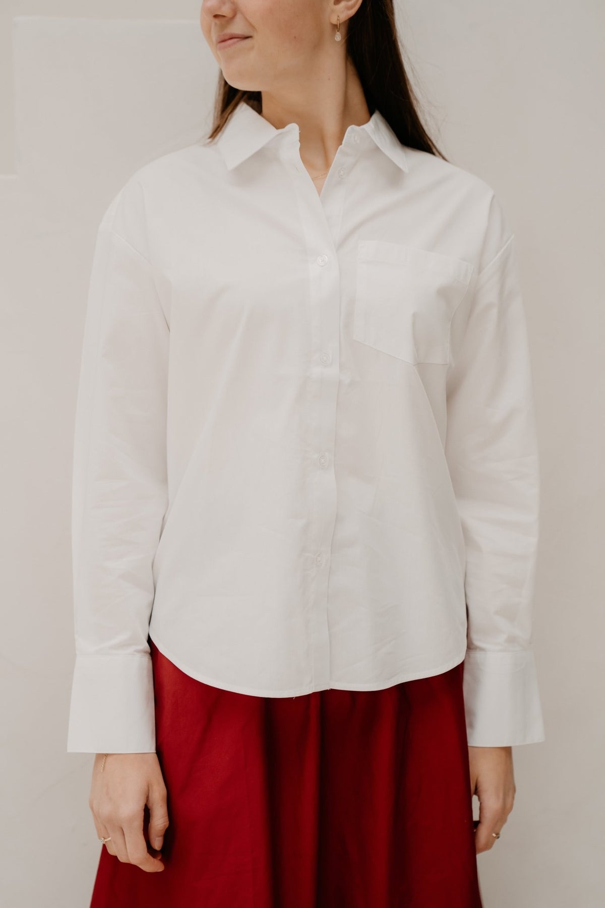 Objzila L/S Shirt White - Bij Keesje - Object - Top