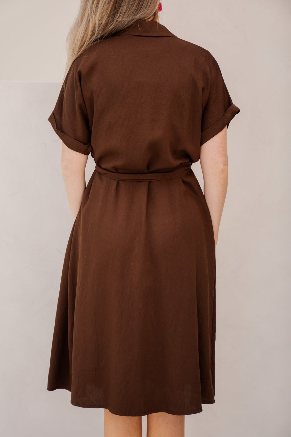 Oda jurk bruin - Bij Keesje - Bij Keesje - Jurk