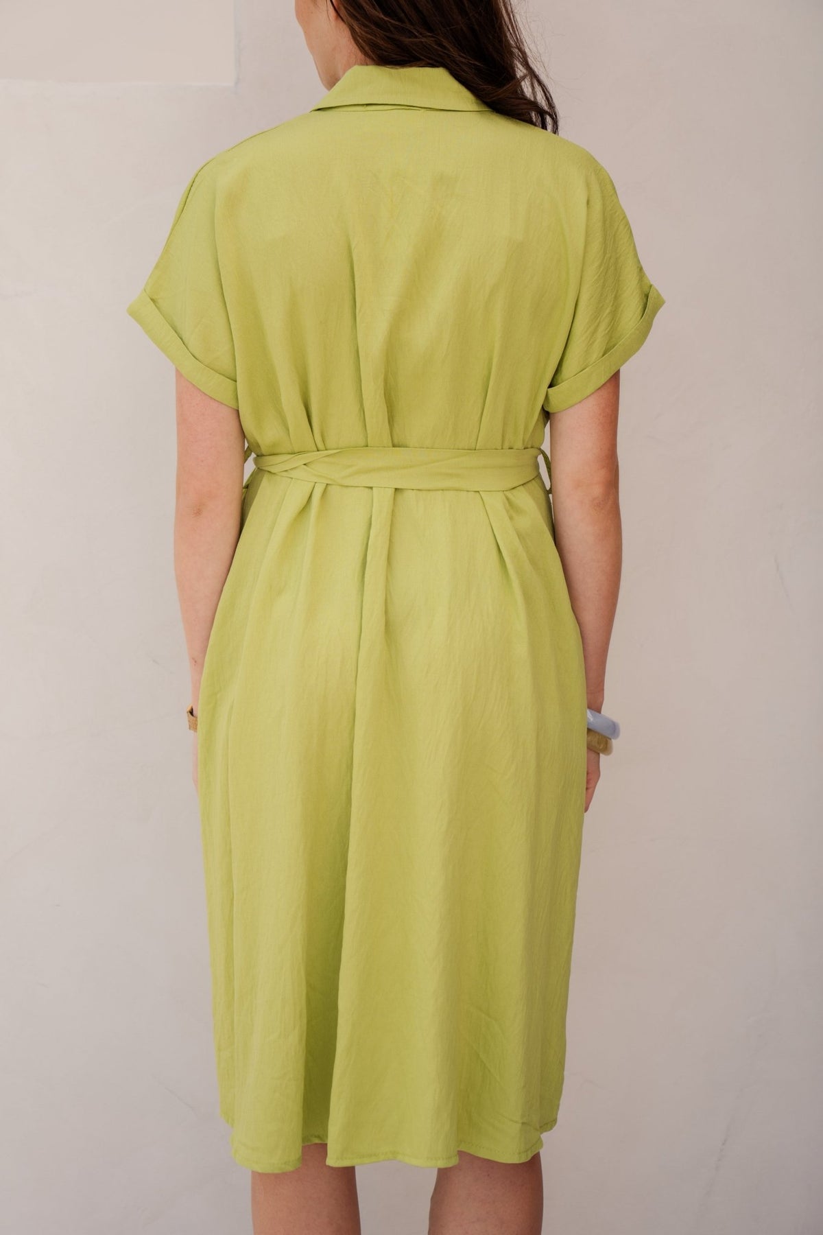 Oda jurk groen - Bij Keesje - Bij Keesje - Jurk