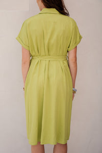 Oda jurk groen - Bij Keesje - Bij Keesje - Jurk