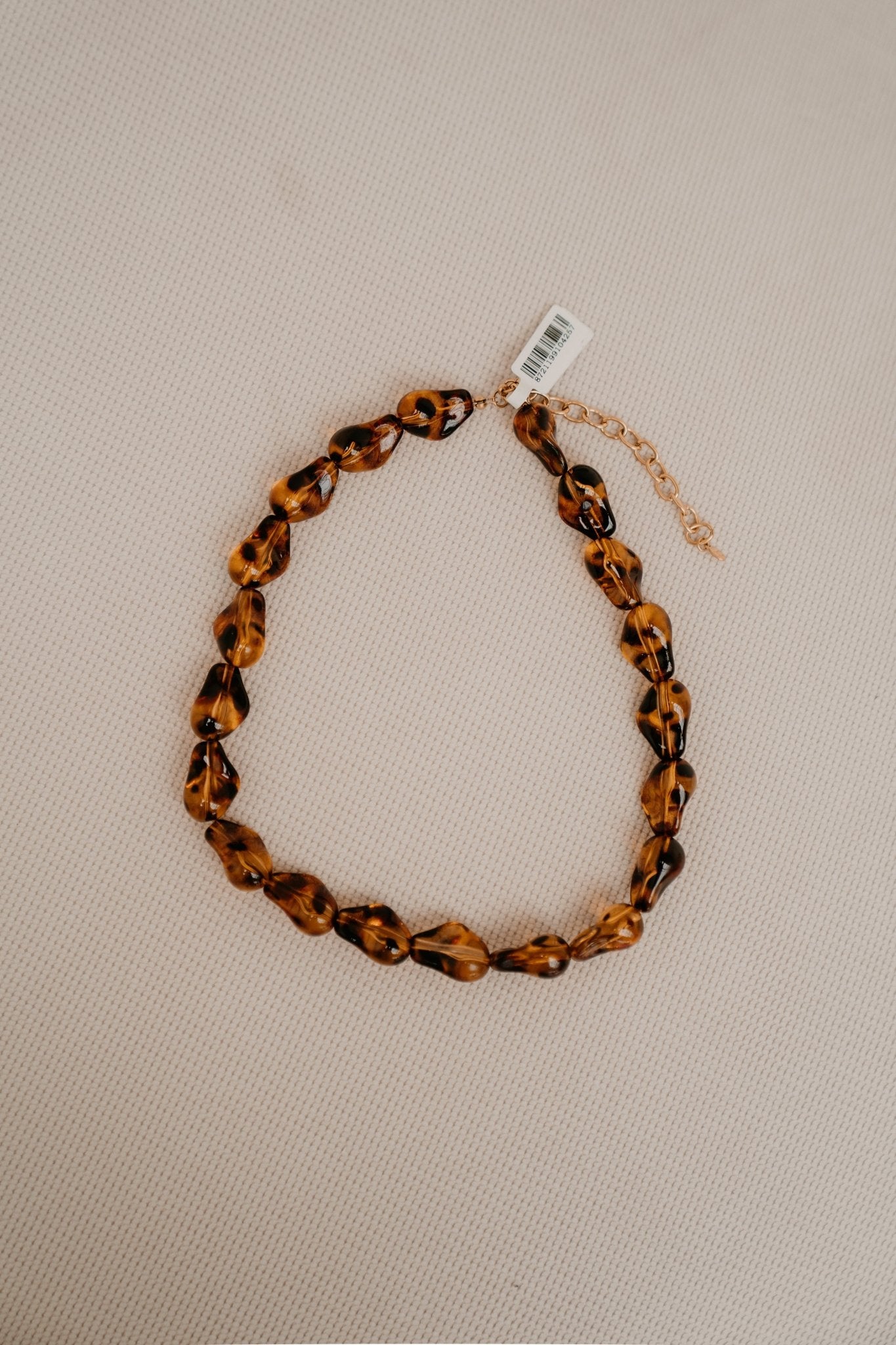 Oda ketting retro bruin - Bij Keesje - Bij Keesje - accessoires