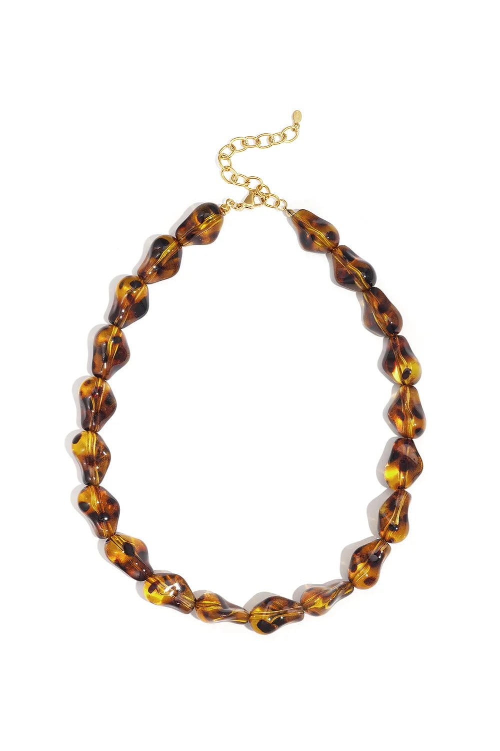 Oda ketting retro bruin - Bij Keesje - Bij Keesje - accessoires