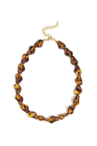 Oda ketting retro bruin - Bij Keesje - Bij Keesje - accessoires